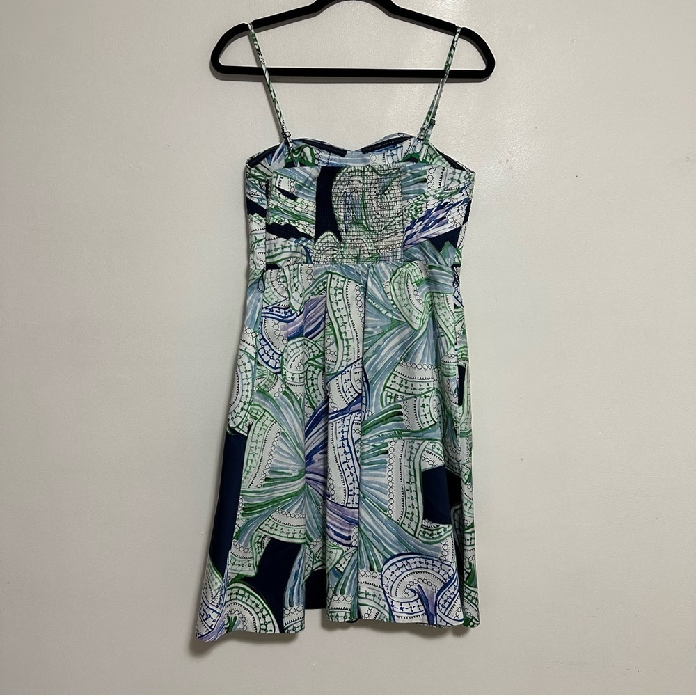 Anthro Moulinette Soeurs Donau Abstract Print Dress - Picture 7 of 9